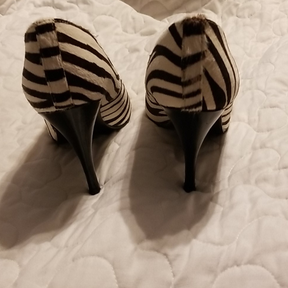 Zebra Print Heels - Picture 3 of 5